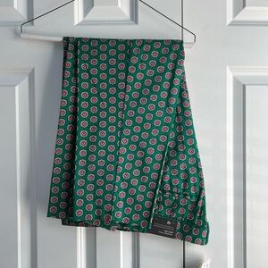 J. Crew Factory Skimmer pant in green and purple